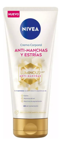 Crema Corporal Luminous630 Antimanchas Y Estrias 200ml Nivea