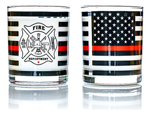 Greenline Goods Thin Red Line Firefighter Whisky Old Fashion