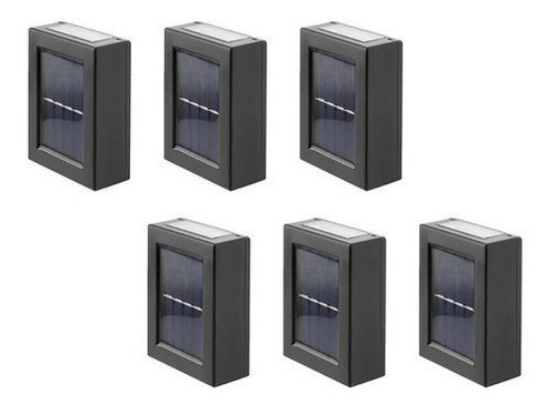 X6 Foco Lampara Aplique Led Solar Exterior Impermeable