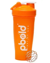 Comprar Shaker Termo Botella Vaso Mezclador Blender Bottle Protein Creatina Amino Suplementos Proteinas Porta Gimnasio Gym Fitness Pbold Naranja