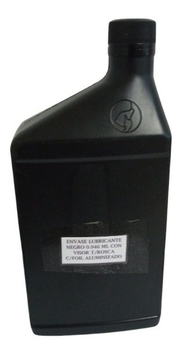 Envase Plástico Lubricante Automotriz 946ml Con Visor 