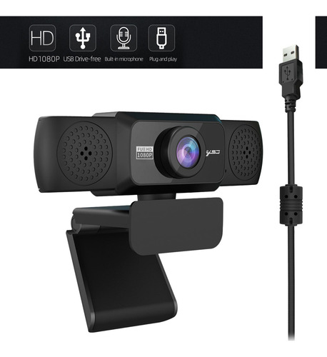 Webcam Hd 1080p Câmara Web, Câmara Usb Pc Webcam Com