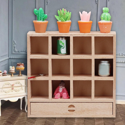 Mueble Miniatura Casa De Muñecas Sin Pintar Para
