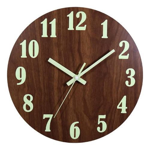 Reloj De Pared Rústico , Mxwdg-001, 30cmø, Analógico, Cuarzo