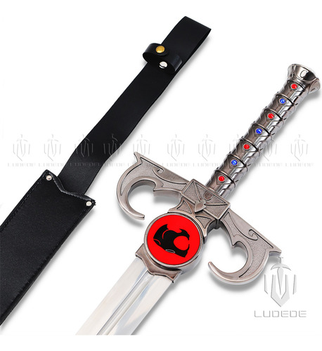 120cm Espada Del Augurio Thundercats Acero Con Funda Y Base