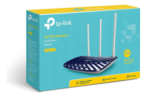 Tp-link Archer C20 Router Wifi5 Ac750 Doble Banda