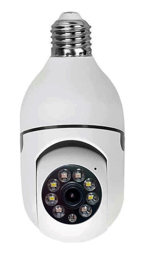 Cámara Tipo Bombillo Base E27 Ip Wifi Ptz 1080p Hd App V380