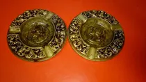Comprar Ceniceros De Bronce Macizo Antiguo Vintage