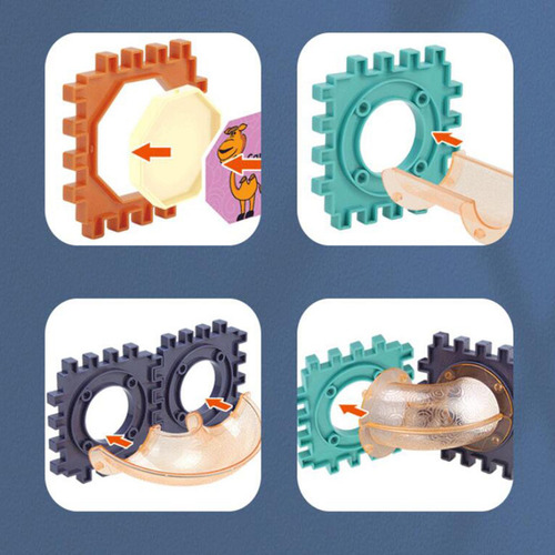 De Construção Marble Run Toy Construções Jogo 66 Peças