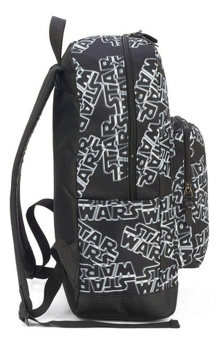 Mochila Escolar Star Wars Preta 43x29x15cm 18l