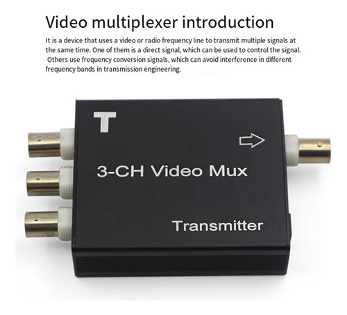 Multiplexor De Vídeo De 3 Vías, Señal De Vigilancia Analógic