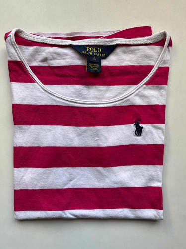 Remera Rayada Polo Ralph Lauren Original Niña Talle S