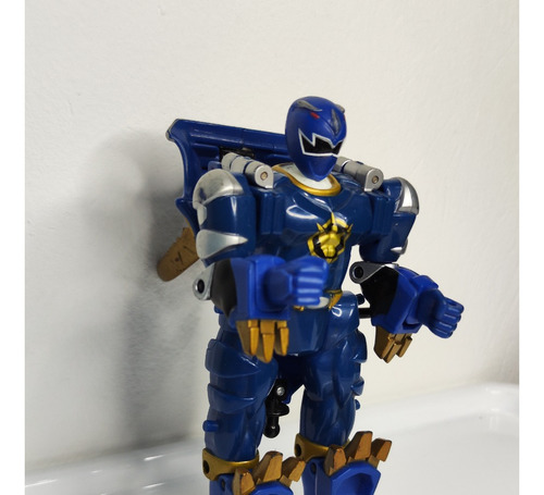 Blue Dino Zord Morphin Ranger 15 Cm Muñeco Dino Trueno (Usado)