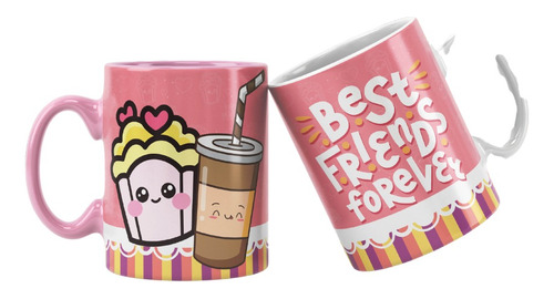 Taza Ceramica 11oz Best Friends Amigos Amistad Varios Modelo