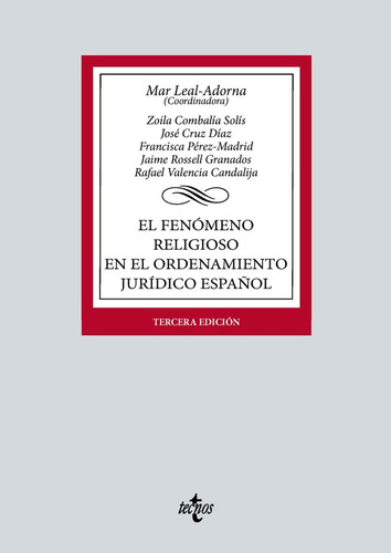 Libro El Fenomeno Religioso En El Ordenamiento Juridico E...