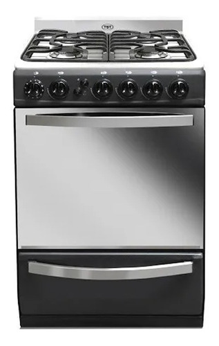 Cocina Acero 4 Hornallas Tst Waycuna 58 Cm Multigas