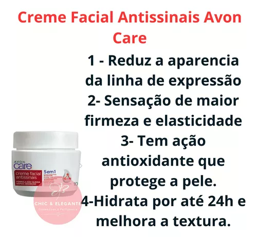 Creme Facial Antissinais Avon Care