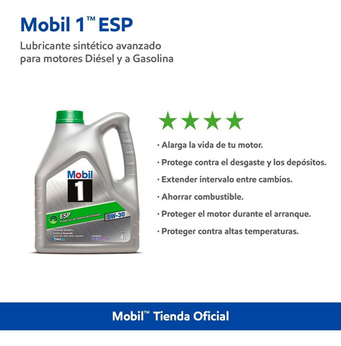 Imagen 3 de 7 de Mobil 1 Esp 5w-30, 4lt