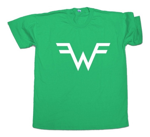 Imagen 2 de 3 de Remera Weezer Logo Unisex Algodón Rock Pop Alternativo