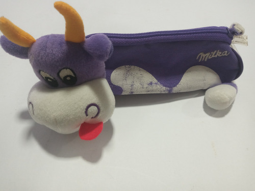 Cartuchera Milka La Vaquita Decada Del 90 Violeta Vaca (Usado)