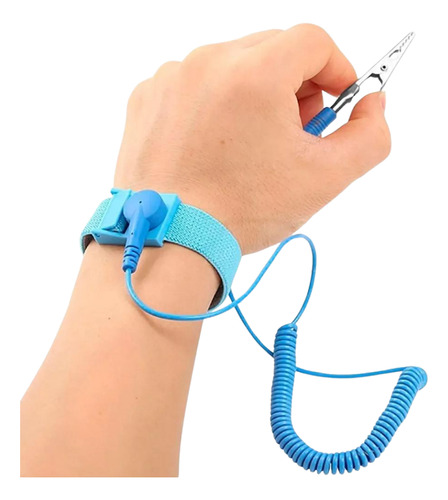 Pulsera Anti Estática Con Cable Ajustable Y Resistente Esd