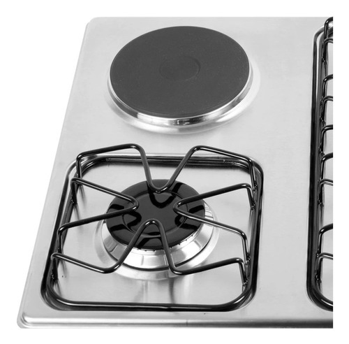 Estufa De Empotrar Abba 4 Puestos Gn Cm 4plx3n Acero Inox Color Acero Inoxidable