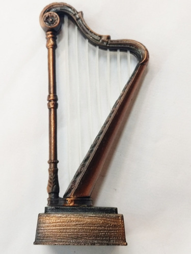 Arpa Arpas Música Coleccion Miniatura Metal Sacapuntas