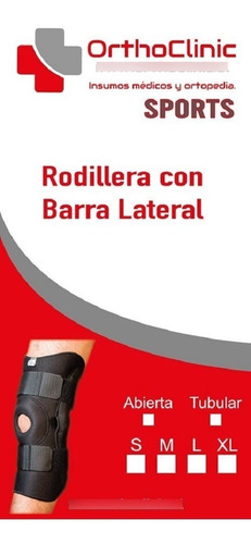 Rodillera Con Barra Lateral Abierta