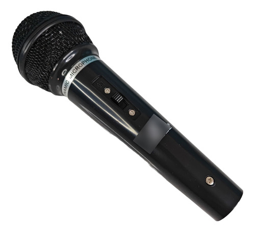 Microfone Para Karaokê Dinâmico Com Fio 3 Metros Preto X-cel