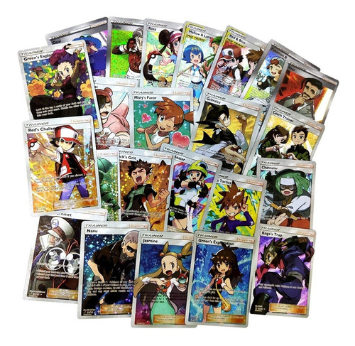 Pack 60 Cartas Pokemon Trainer Entrenadores Alternativas 