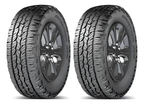Kit 02 Pneus 265/70 R16 Dunlop Grandtrek At5 112t | Frete grátis