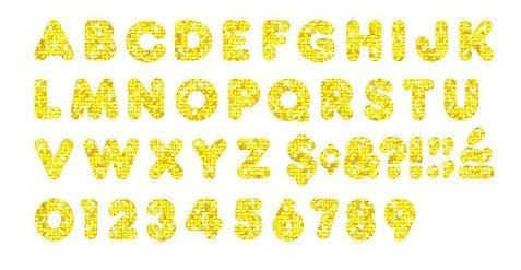 Enterprise Inc. Yellow Sparkle 3 Casual Uc Letra