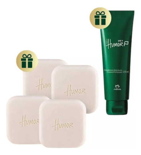 Natura Humor Y Paz Crema Mas 4 Jabones Estuches