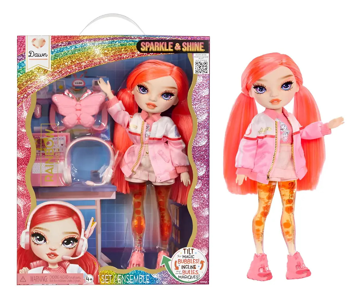 Rainbow High Sparkle & Shine Muñeca + Accesorios Dawn