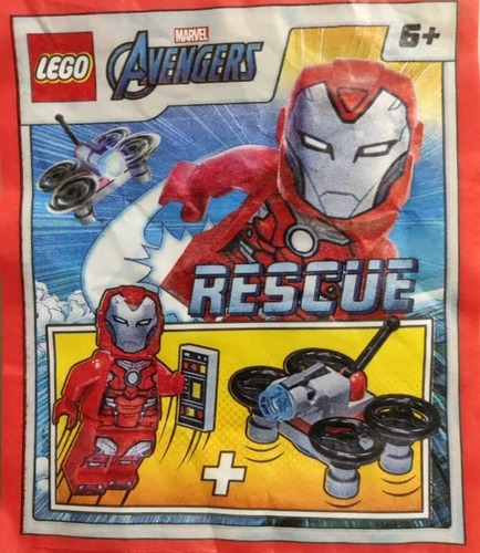 Minifigura Lego Marvel Super Heroes Avengers Iron Rescue