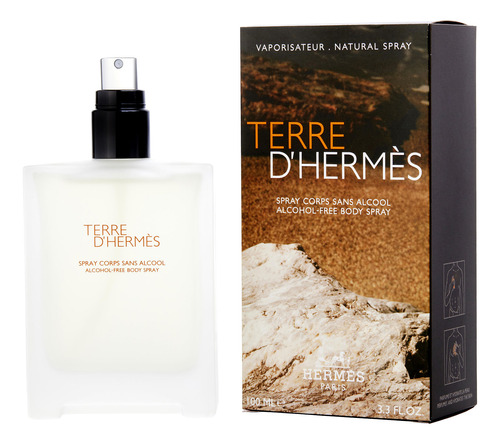 Spray Corporal Hermes Terre D'hermes Sin Alcohol 100 Ml