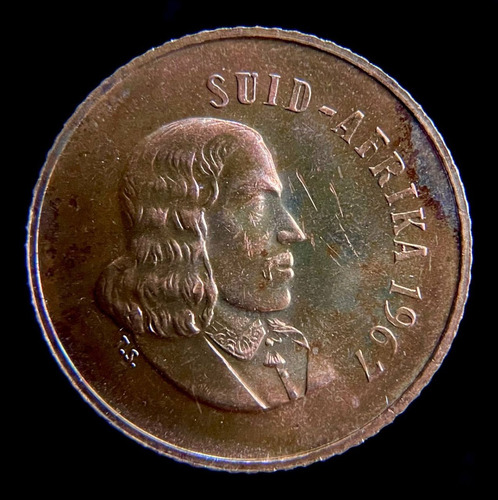 Sudafrica, Cent, 1967. Proof