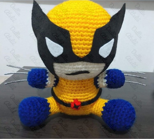 Imagem 7 de 9 de Oferta - Super Heróis - Amigurumi - Crochê - 2 Unidades