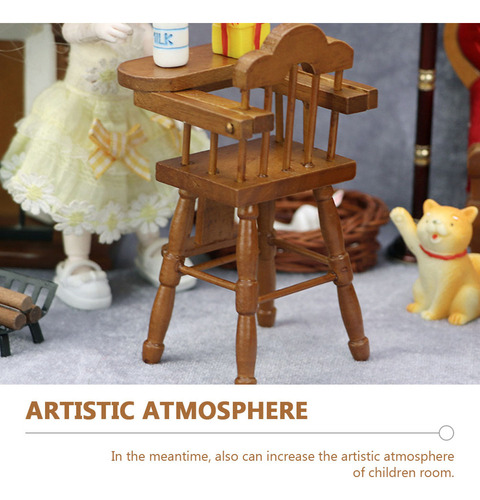 Minisilla De Madera Mini Silla De Comedor Infantil Para Bebé
