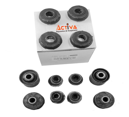 Imagen 2 de 4 de Kit Bujes Tren Traseros Escort 88 Al 94