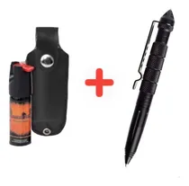 Comprar Kit Defensa Personal Gas Pimienta Df Llavero + Pluma Tactica