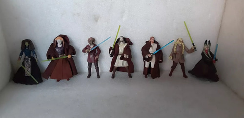 Star Wars Lote Jedis Plo Koon Qui Gon Jinn Shaak Ti Mr34