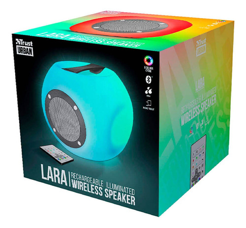 Parlante Bluetooth Recargable Rgb - Trust