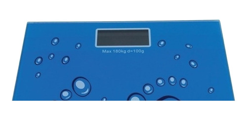 Imagen 2 de 2 de Balanza Digital Kanji Kjh-2015k Azul, Hasta 180 Kg