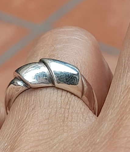 Anillo De Plata Bombe Plateado 14 (Usado)