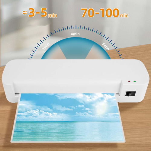 Máquina De Laminação A4, Aquecimento Portátil De 3-5 Minutos
