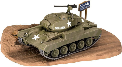 Tanque M24 Chaffee 1/76 Model Kit Revell