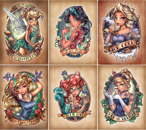 Kits De Pintura Rymilie Zl-023-1 Princess