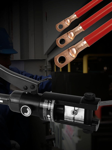 Engarzadora Amzcnc Para Terminales De Cable, 9 Awg - 600