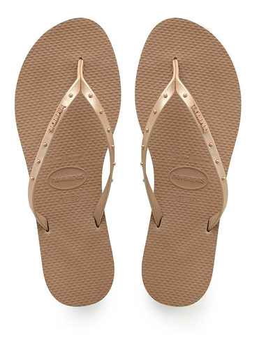 Ojotas Mujer Sandalias Havaianas You Maxi Rose Gold